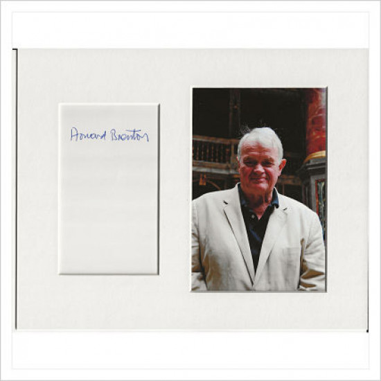 Howard Brenton signed genuine signature autograph display AFTAL