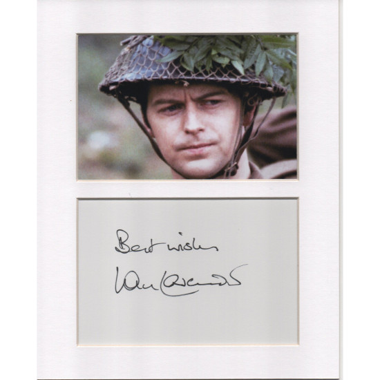 Ian Lavender signed genuine signature autograph display UACC RD MANUSCRIPT SOCIETY