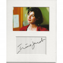 Irene Jacob signed genuine signature autograph display UACC RD AFTAL