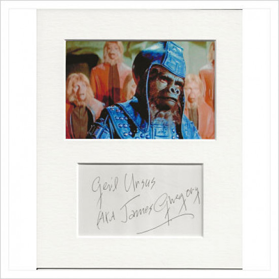 James Gregory signed genuine signature autograph display AFTAL