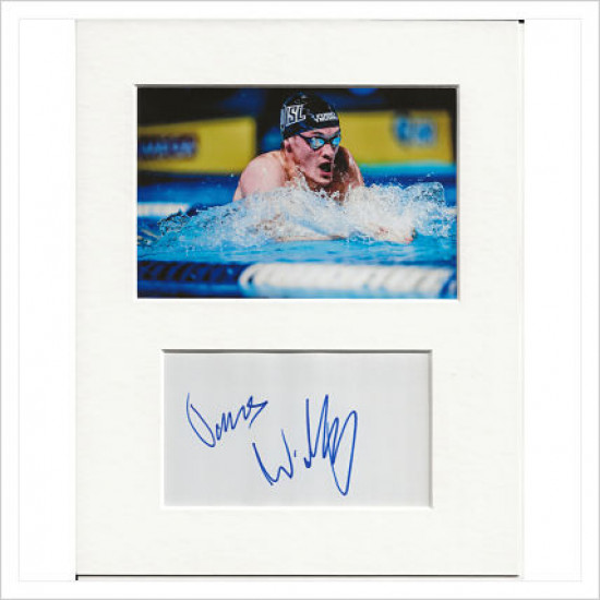 James Wilby signed genuine signature autograph display AFTAL