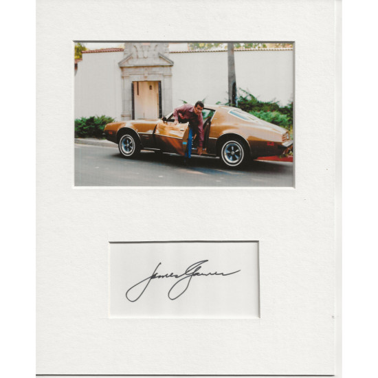 James Garner signed genuine signature autograph display UACC RD AFTAL