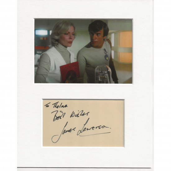 James Laurenson signed genuine signature autograph display AFTAL