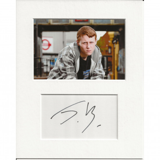Jamie Borthwick signed genuine signature autograph display AFTAL