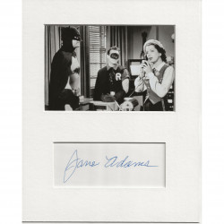 Jane Adams signed genuine signature autograph display AFTAL