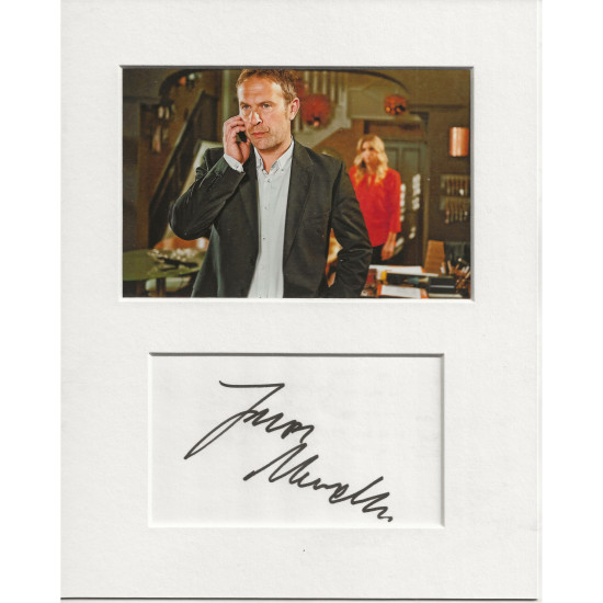 Jason Merrells signed genuine signature autograph display UACC RD AFTAL