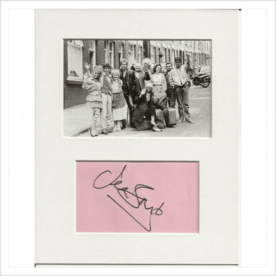 Jean Boht signed genuine signature autograph display AFTAL