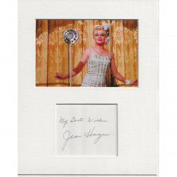 Jean Hagen signed genuine signature autograph display AFTAL