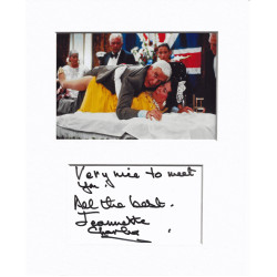 Jeannette Charles signed genuine signature autograph display UACC RD MANUSCRIPT SOCIETY