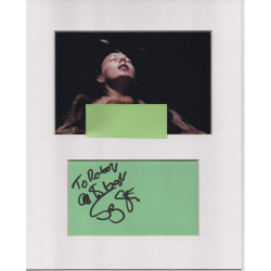 Jenny Agutter signed genuine signature autograph display UACC RD MANUSCRIPT SOCIETY