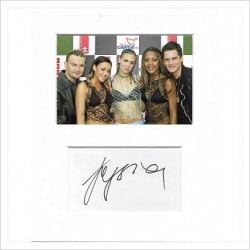 Jessica Taylor signed genuine signature autograph display AFTAL