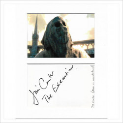 Jim Carter signed genuine signature autograph display AFTAL