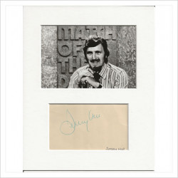 Jimmy Hill signed genuine signature autograph display AFTAL