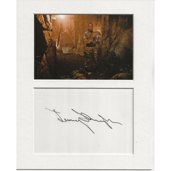 Jimmy Akingbola signed genuine signature autograph display UACC RD AFTAL