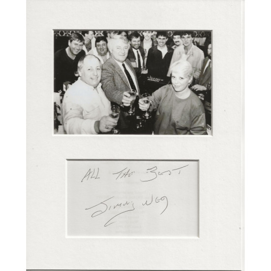 Jimmy Donnelly signed genuine signature autograph display UACC RD AFTAL
