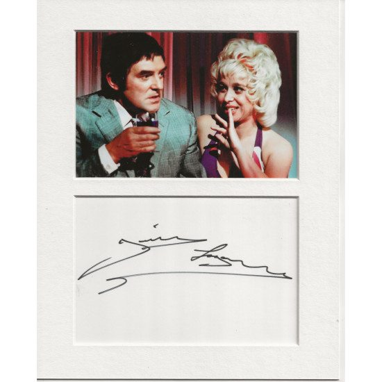 Jimmy Logan signed genuine signature autograph display UACC RD AFTAL