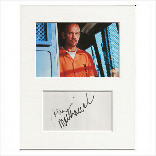John Malkovich signed genuine signature autograph display AFTAL