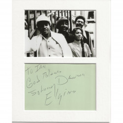 Johnny Dawson signed genuine signature autograph display AFTAL