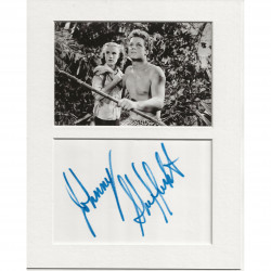 Johnny Sheffield signed genuine signature autograph display AFTAL