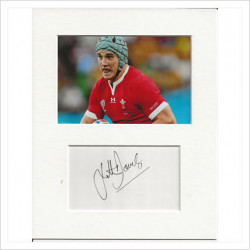 Jonathan Davies signed genuine signature autograph display AFTAL