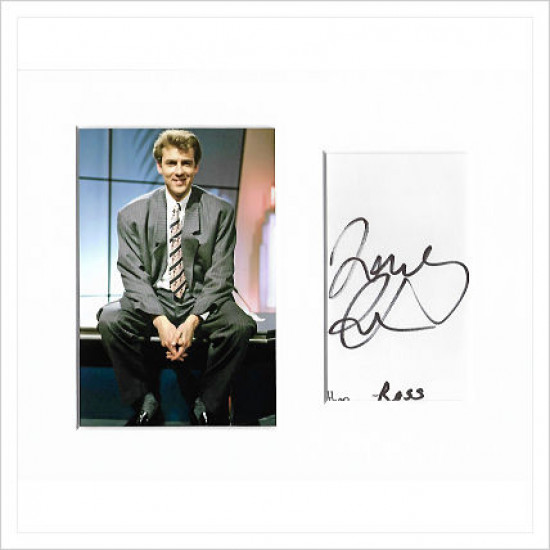 Jonathan Ross signed genuine signature autograph display AFTAL