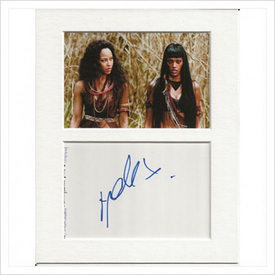 Judi Shekoni signed genuine signature autograph display AFTAL