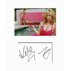 Kate Garraway signed genuine signature autograph display UACC RD MANUSCRIPT SOCIETY