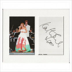 Katherine Jenkins signed genuine signature autograph display AFTAL