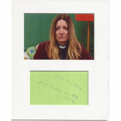 Katherine Dow Blyton signed genuine signature autograph display AFTAL