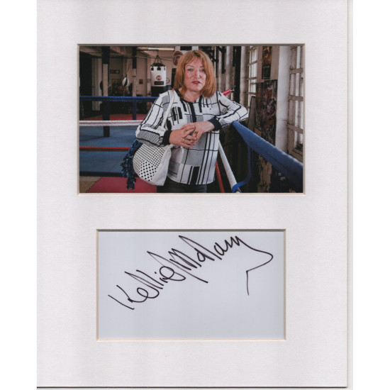 Kellie Maloney signed genuine signature autograph display UACC RD MANUSCRIPT SOCIETY
