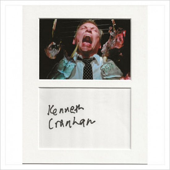 Kenneth Cranham signed genuine signature autograph display AFTAL