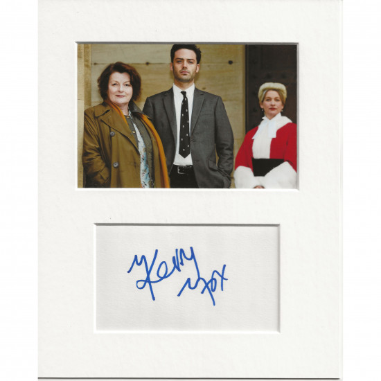 Kerry Fox signed genuine signature autograph display AFTAL