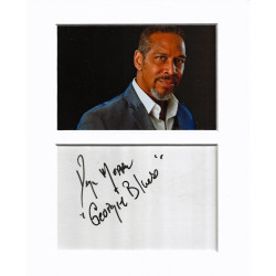 Kevyn Morrow signed genuine signature autograph display UACC RD MANUSCRIPT SOCIETY 