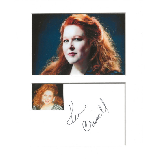 Kim Criswell signed genuine signature autograph display UACC RD MANUSCRIPT SOCIETY