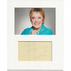 Kitty McGeever signed genuine signature autograph display AFTAL