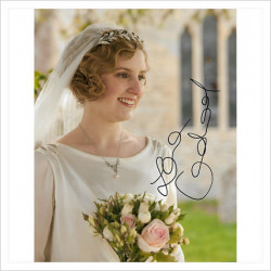 Laura Carmichael signed genuine signature autograph photo AFTAL (LC-1)