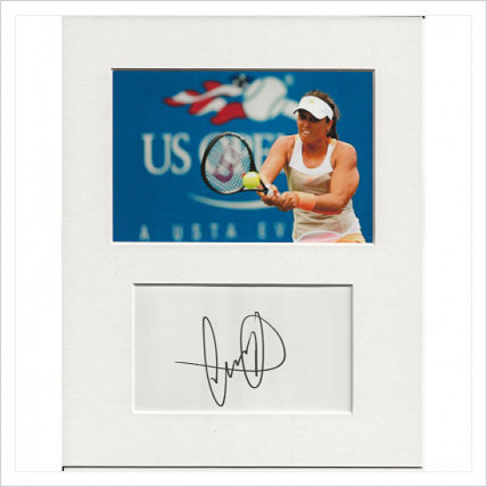 Laura Robson signed genuine signature autograph display AFTAL