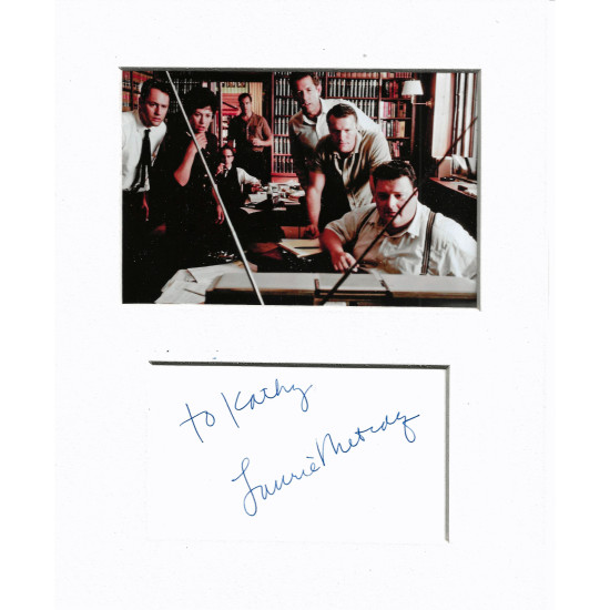Laurie Metcalf signed genuine signature autograph display UACC RD MANUSCRIPT SOCIETY