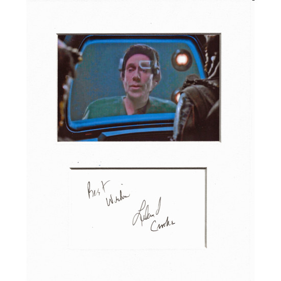 Leland Crooke signed genuine signature autograph display UACC RD MANUSCRIPT SOCIETY