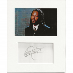 Levi Roots signed genuine signature autograph display UACC RD AFTAL