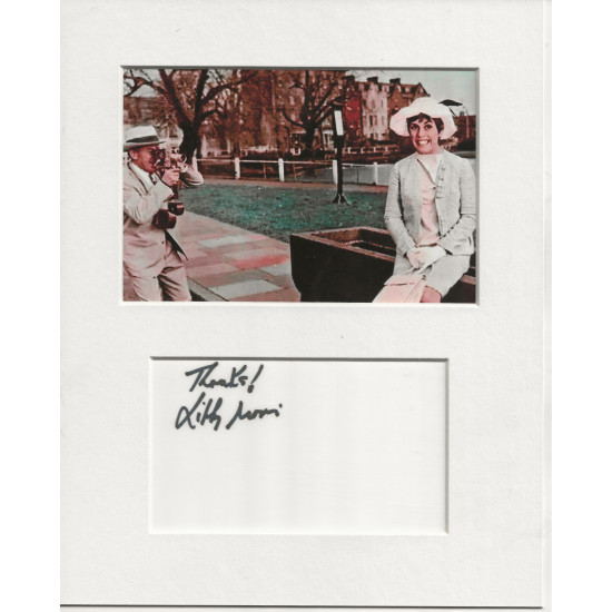Libby Morris signed genuine signature autograph display UACC RD AFTAL