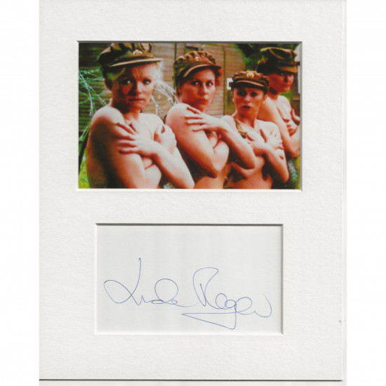 Linda Regan signed genuine signature autograph display UACC RD AFTAL