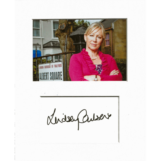 Lindsey Coulson signed genuine signature autograph display UACC RD MANUSCRIPT SOCIETY