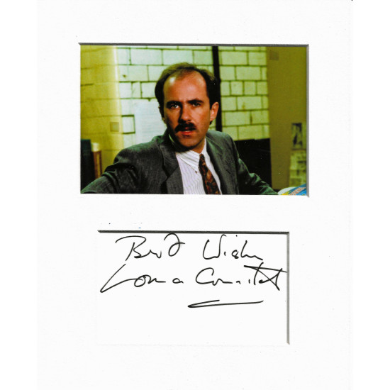  Lorcan Cranitch signed genuine signature autograph display UACC RD MANUSCRIPT SOCIETY