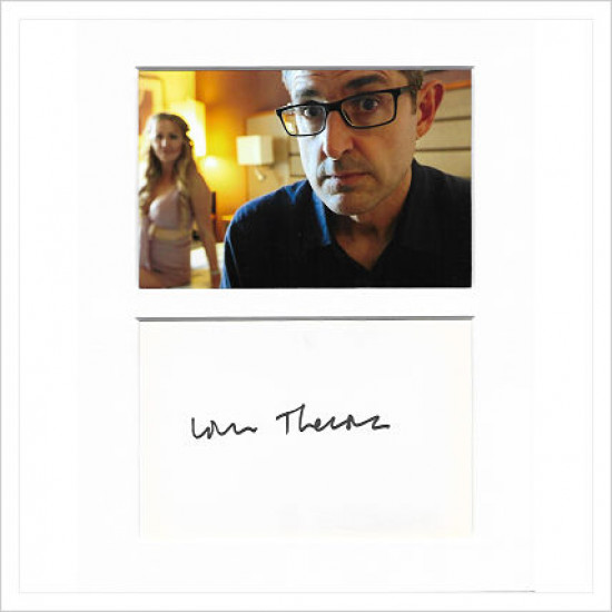 Louis Theroux signed genuine signature autograph display AFTAL
