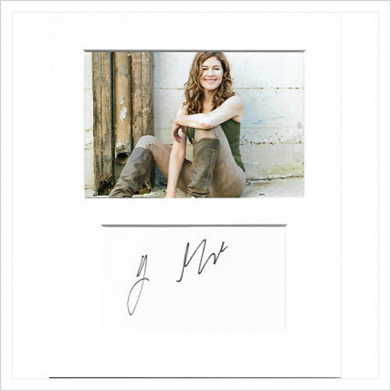 Louise Goffin signed genuine signature autograph display AFTAL