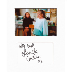 Lucinda Cowden signed genuine signature autograph display UACC RD MANUSCRIPT SOCIETY
