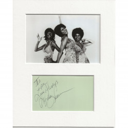 Lynda Laurence signed genuine signature autograph display AFTAL