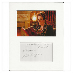 Lynn Redgrave signed genuine signature autograph display AFTAL