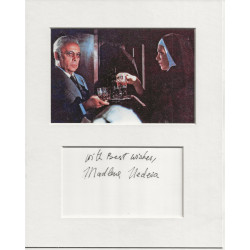 Madlena Nedeva signed genuine signature autograph display UACC RD MANUSCRIPT SOCIETY
